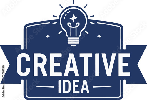 Creative Idea Logo Template: Innovative Vector Design Concept