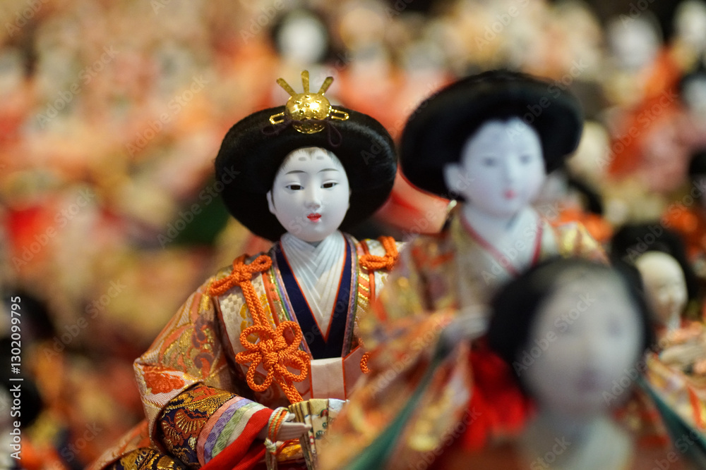 西教寺の雛人形 西教寺の雛人形