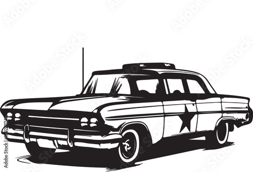 retro car vector