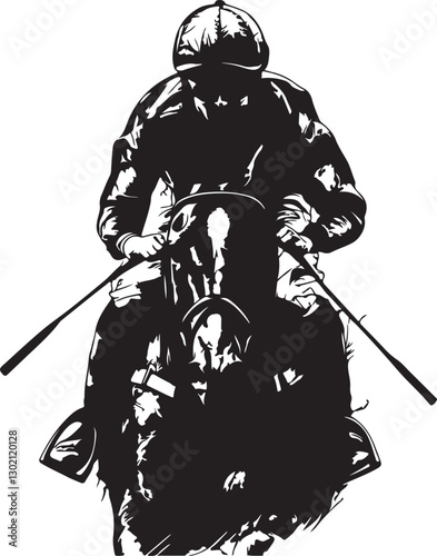 jockey riding a horse