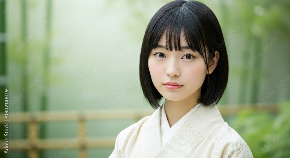 photorealistic portrait of a woman from Japan photorealistic portrait of a woman from Japan