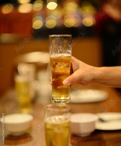 Alcoholic beverages beer drinking socially don't drink and drive.