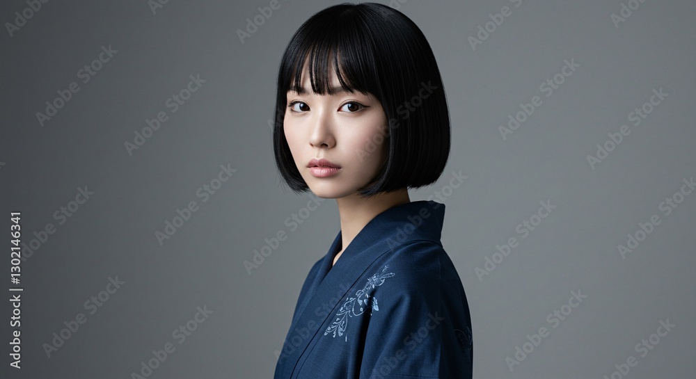 photorealistic portrait of a woman from Japan photorealistic portrait of a woman from Japan