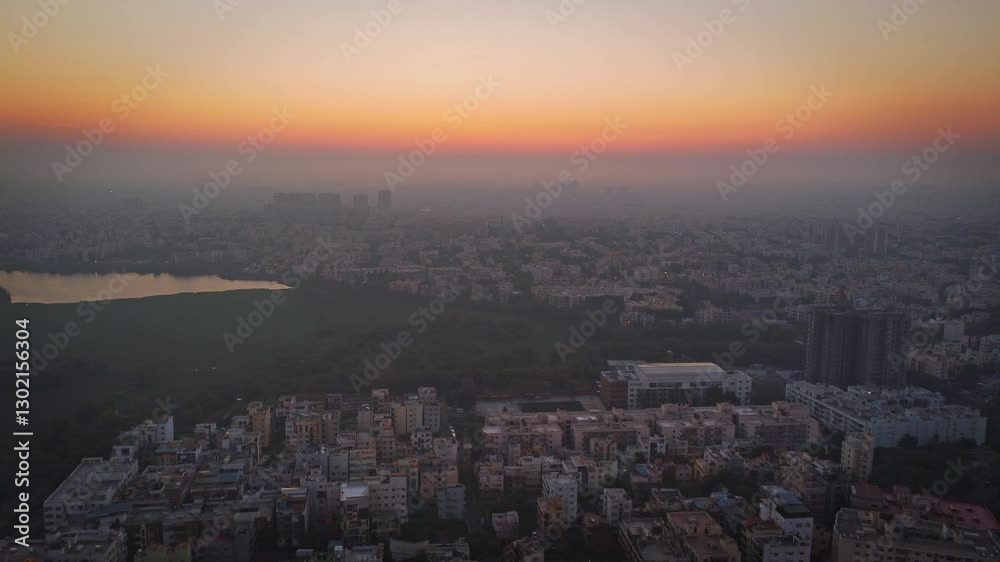 Beautiful drone shot flying over the Bangalore city at morning during sunrise. Bangalore is also known as IT city or IT capital of India
Beautiful drone shot flying over the Bangalore city at morning during sunrise. Bangalore is also known as IT city or IT capital of India