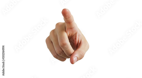 Hand pointing directly at you bold gesture choice selection
