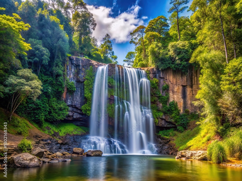 Fototapeta premium Milla Milla Falls, Atherton Highlands, Australia: Waterfall