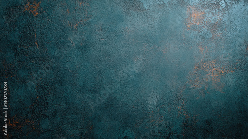 Tarnished metal background with textured surface, ideal for creative projects and video thumbnails. rich teal color adds depth and character to any design