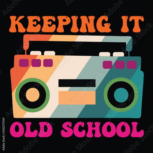 80s Vibe Design Sublimation for Throwback Vintage T-shirts
