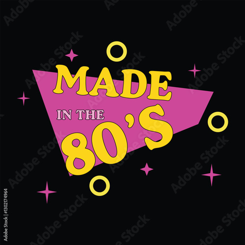80s Inspired Vibe Design Sublimation for Throwback T-shirt Graphics
