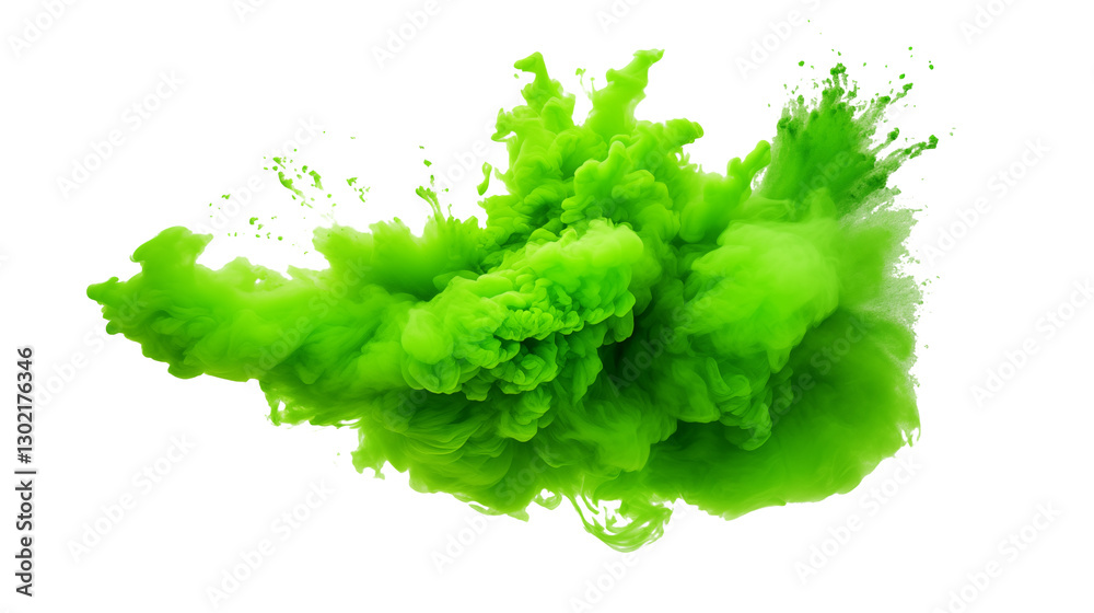 Abstract Green Ink Explosion Dynamic Background Design Abstract Green Ink Explosion Dynamic Background Design