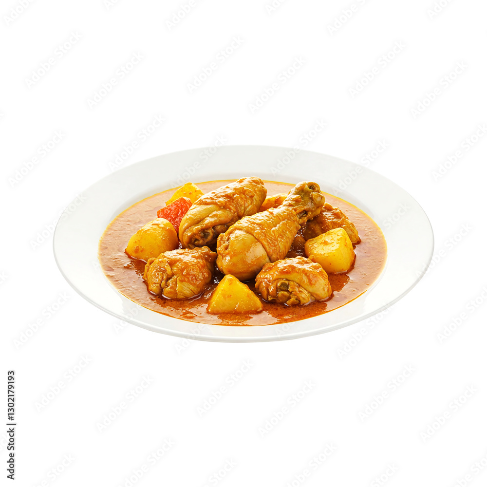 Delicious Chicken Stew with Potatoes in Rich Sauce - Hearty Comfort Food Delicious Chicken Stew with Potatoes in Rich Sauce - Hearty Comfort Food