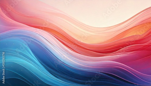 soft pastel gradient background with smooth abstract waves, modern and elegant design