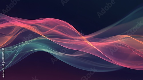 Gradient-lit abstract backdrop evoking a serene and imaginative ambiance.
