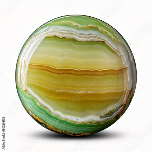 754-nyx in Round Cut jade garnejadet isolate with white background no cast shado