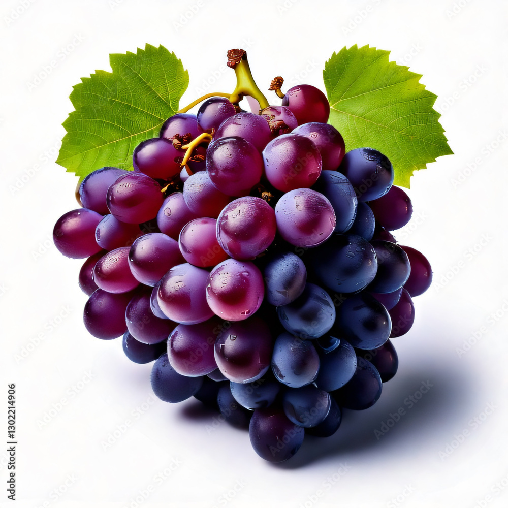 Fototapeta premium 827-urple varieties. Commercial isolate with white background no cast shadow