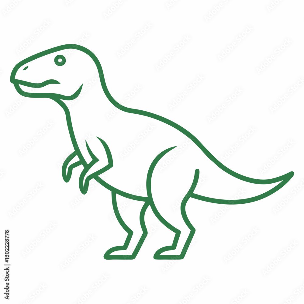 Naklejka premium dinosaur vector illustration