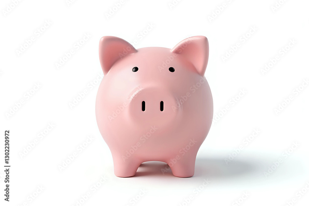 Piggy Bank, concept of savings. Isolated on white background. Piggy Bank, concept of savings. Isolated on white background.