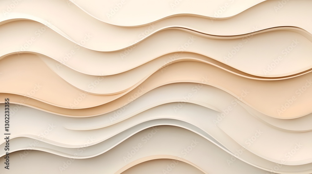 Minimalist Layered Paper Effect with Neutral Tones and Copy Space for Design Minimalist Layered Paper Effect with Neutral Tones and Copy Space for Design