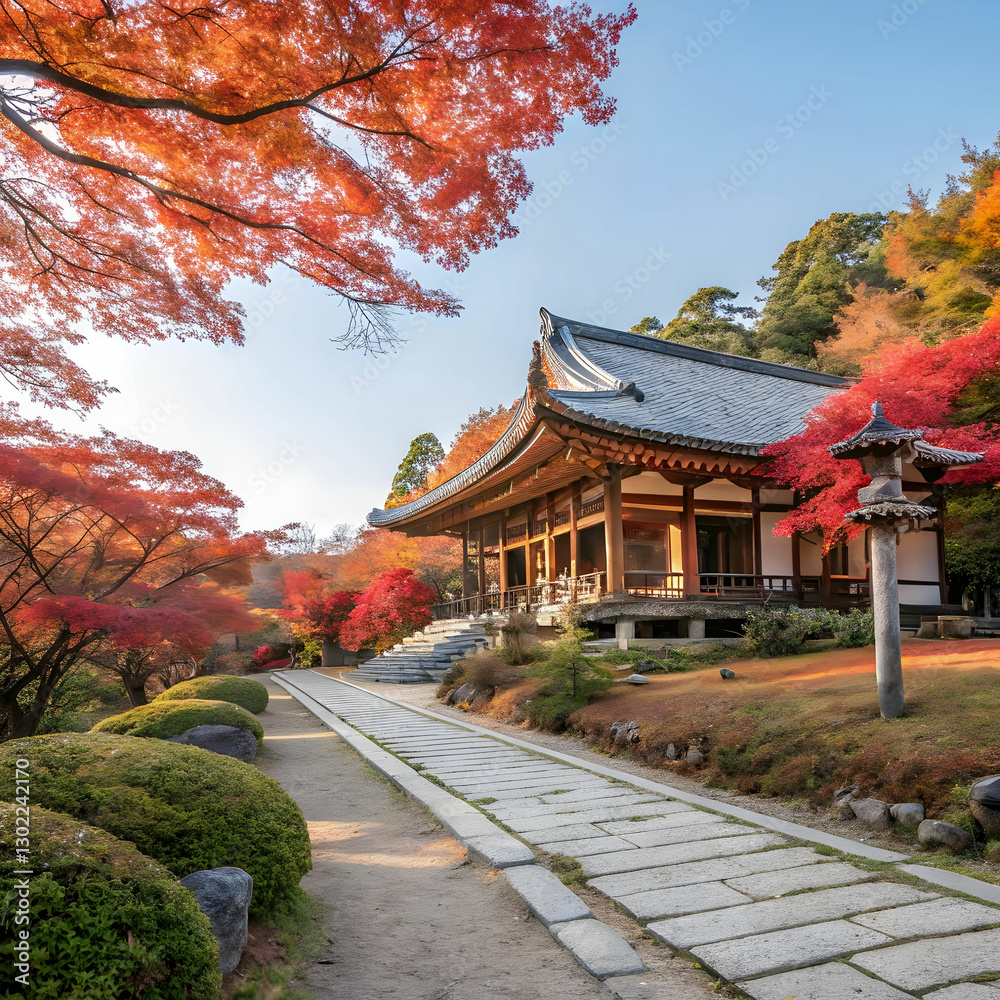 Fototapeta premium daigoji temple in autumn kyoto japan autumn season