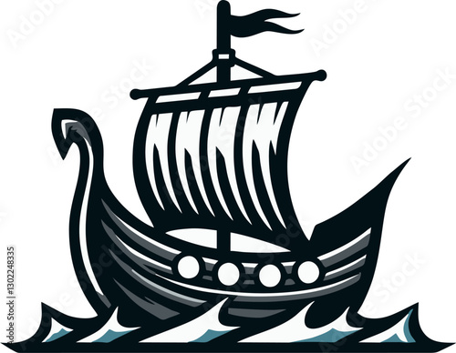simple drakkar ship.