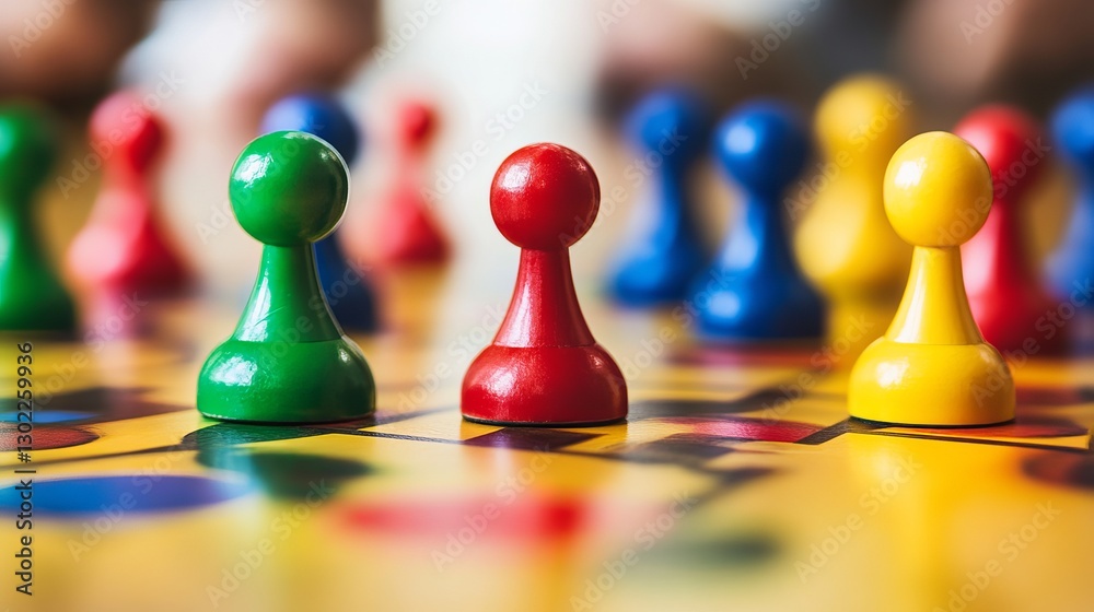 Group of People Enjoying a Fun Board Game during Break Time at a Workplace Environment Group of People Enjoying a Fun Board Game during Break Time at a Workplace Environment