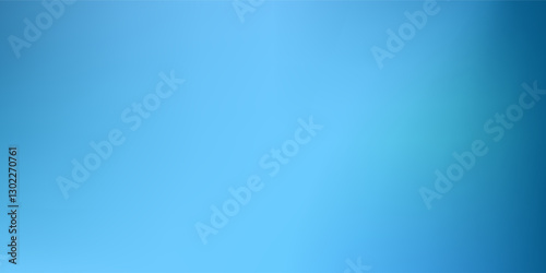 Simple light blue gradient abstract banner background