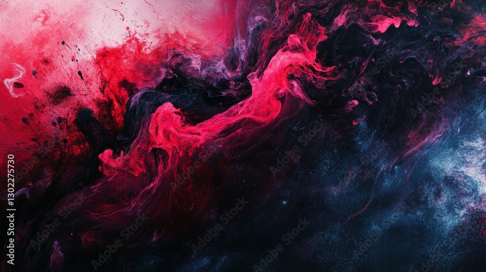 Crimson Nebula: A Symphony of Color and Chaos Crimson Nebula: A Symphony of Color and Chaos