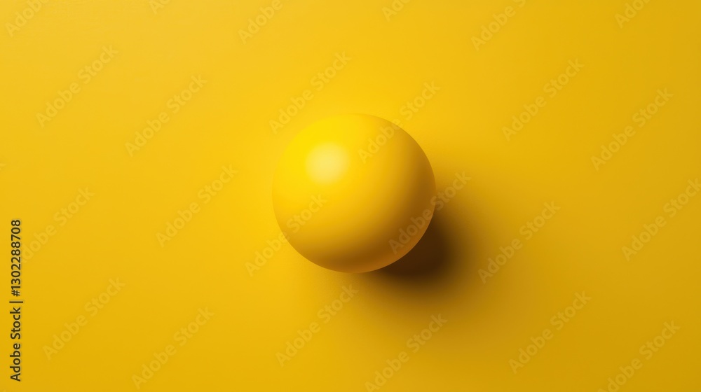 A yellow sphere on a yellow background. Minimalist design. A yellow sphere on a yellow background. Minimalist design.