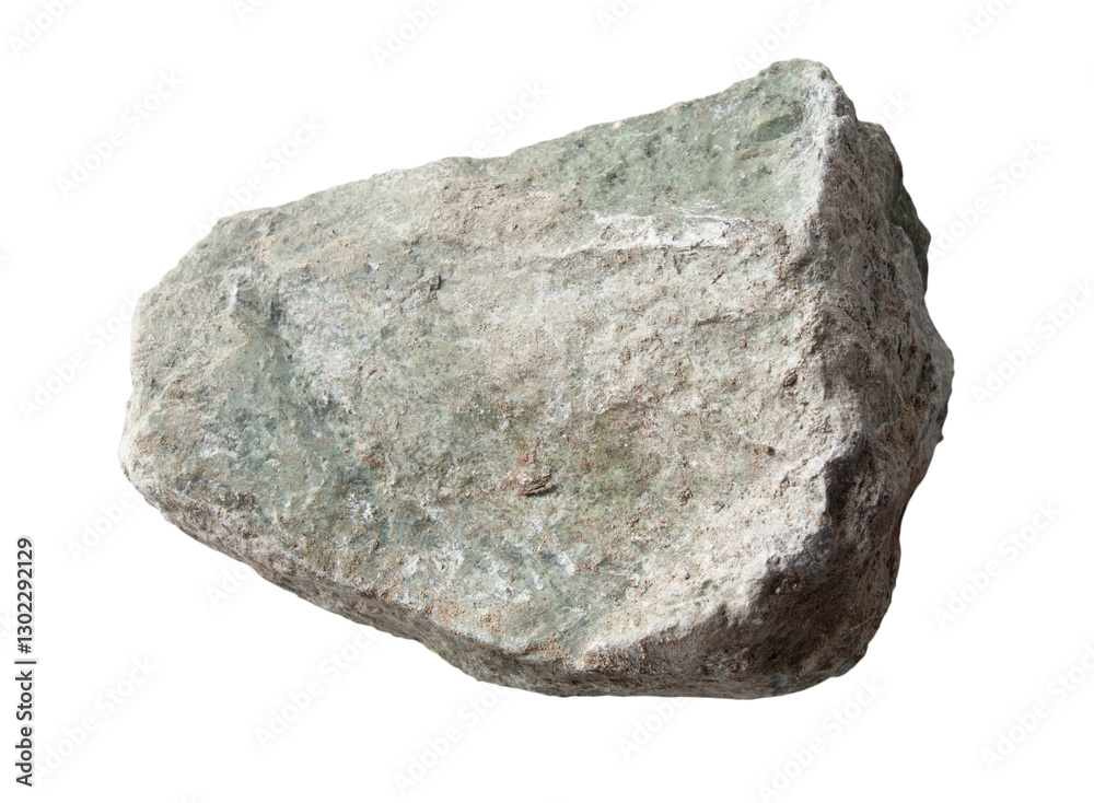 Jadeite stone isolated on white background Jadeite stone isolated on white background