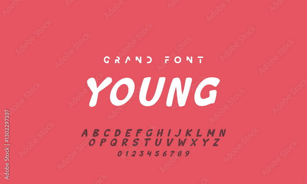 Vector Illustration Playful Handmade Typography. Font For Kids And Games