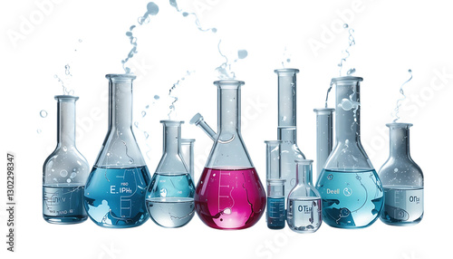Chemical Laboratory Glassware Essential Tools Science
