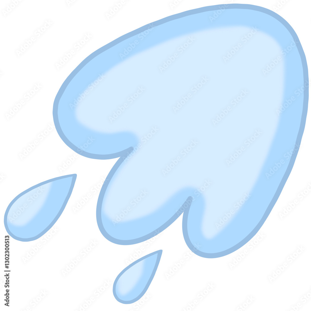 a blue water droplet on a transparent background a blue water droplet on a transparent background
