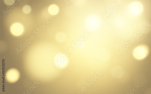 Golden Bokeh Dream Soft Glowing Lights with a Luxurious Feel, Background decoration