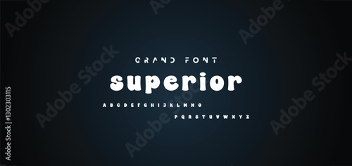 Vector of modern comical font and alphabet. Playful style font design, colorful childish alphabet, letters and numbers vector illustration