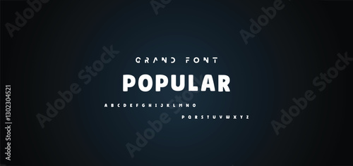 Vector of modern comical font and alphabet. Playful style font design, colorful childish alphabet, letters and numbers vector illustration