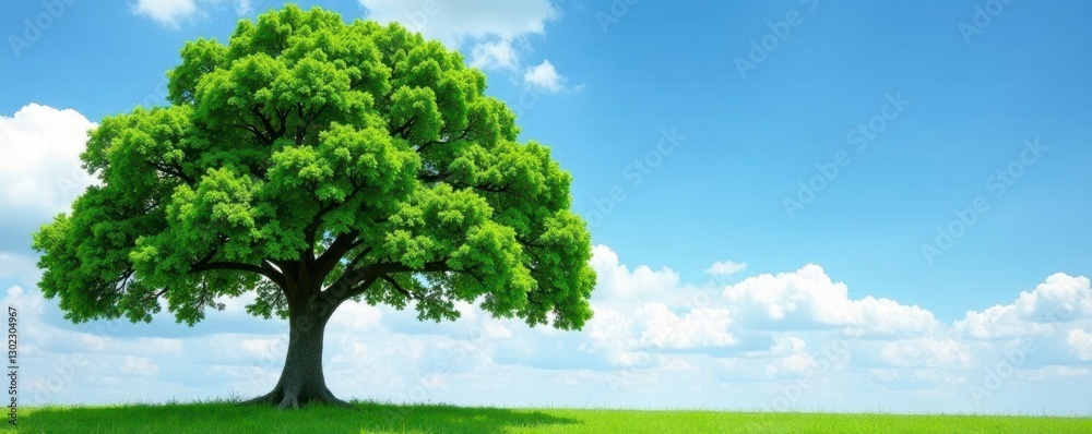 Tree's leafy canopy stretches towards the sky in solitude, trees, quiet Tree's leafy canopy stretches towards the sky in solitude, trees, quiet