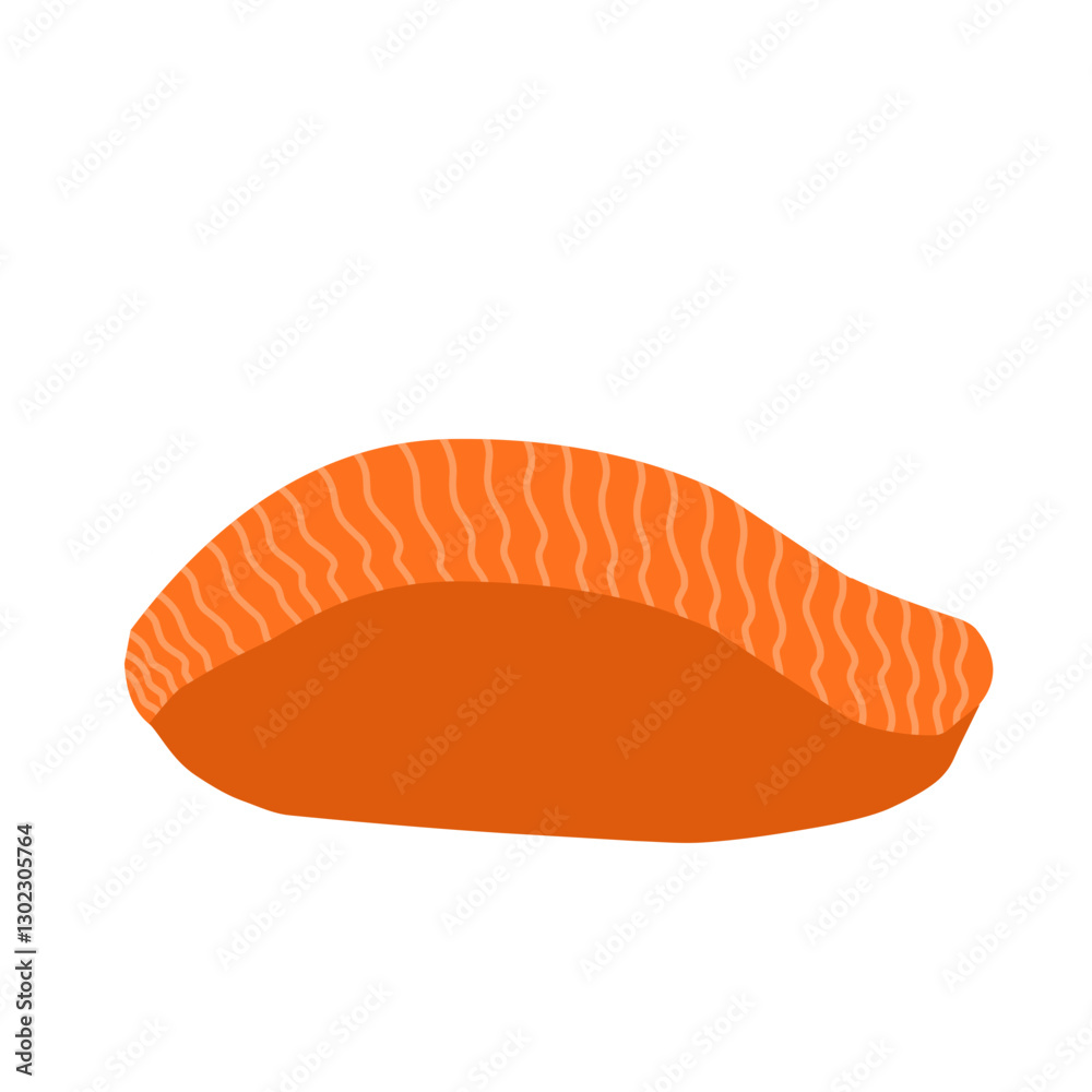 Illustration of Fresh Salmon Fillet Illustration of Fresh Salmon Fillet