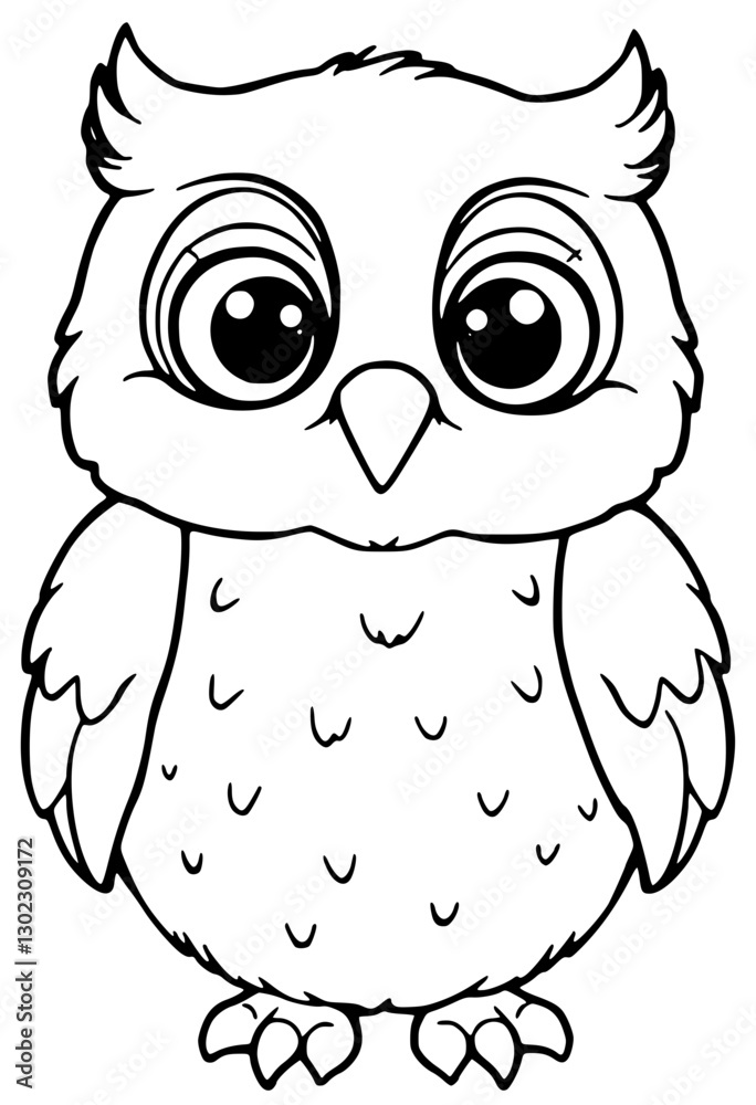 Fototapeta premium Cute owl