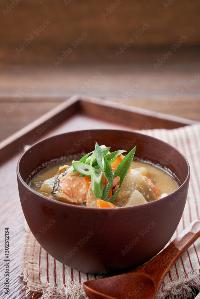 粕汁 - 酒粕を使った日本の伝統的な汁物