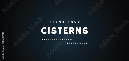 Cartoon font Vector of modern abstract alphabet
