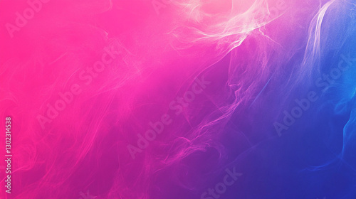 Pink magenta blue purple abstract color gradient background grainy texture effect web banner header poster design. copy space	