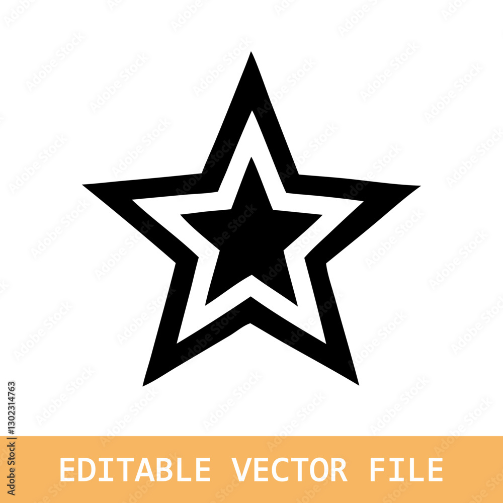 Obraz premium Star vector icons