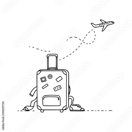 Travel Luggage Illustration