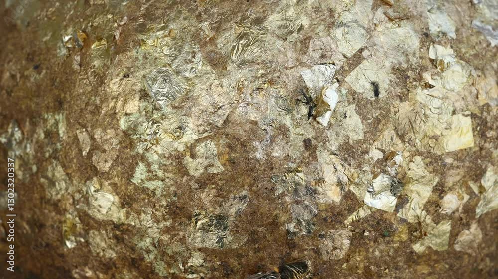 Textured Earthy Surface with Gold Flakes Natural Material Experience Textured Earthy Surface with Gold Flakes Natural Material Experience
