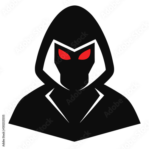 Hooded Hacker Figure for Cybersecurity Data Privacy and Digital Security Concepts