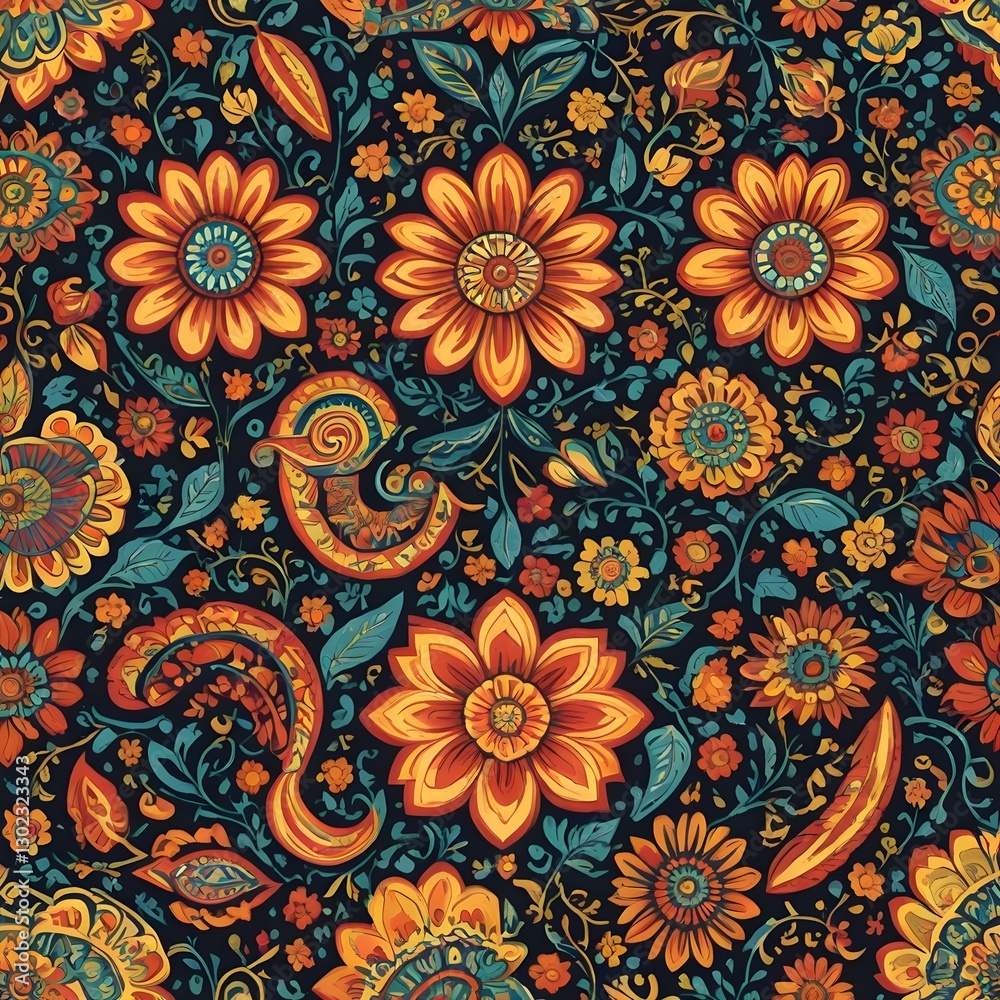 Applying patterns that are a modern reinterpretation of traditional Hispanic patterns to real life Applying patterns that are a modern reinterpretation of traditional Hispanic patterns to real life
