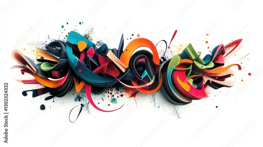 Naklejka premium Generic Creative Typography View