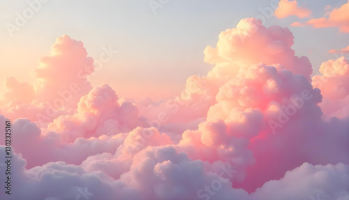 clouds in the sky, pink sky
