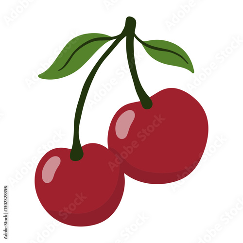 illustration of cherry vector