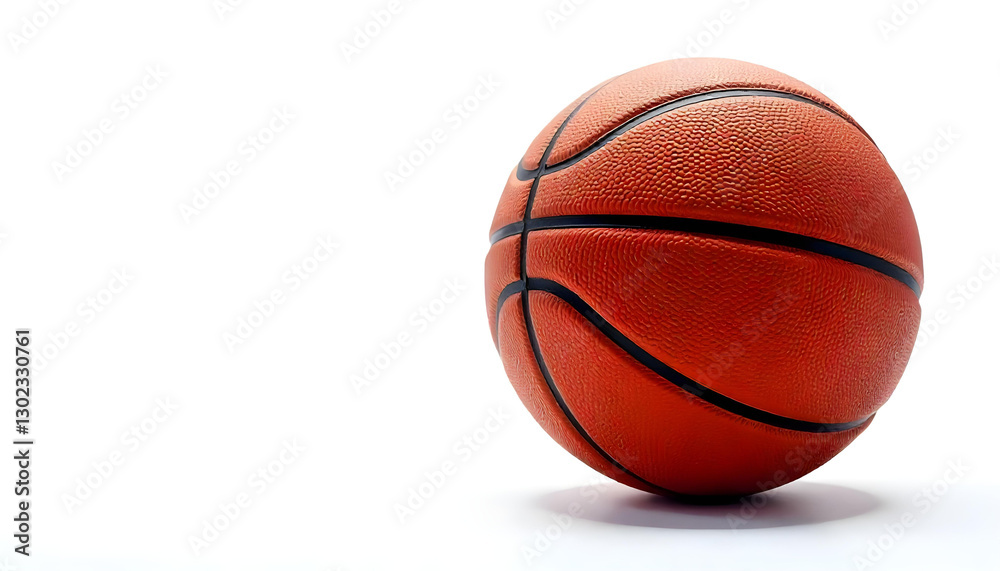 Fototapeta premium basketball ball isolated on white
